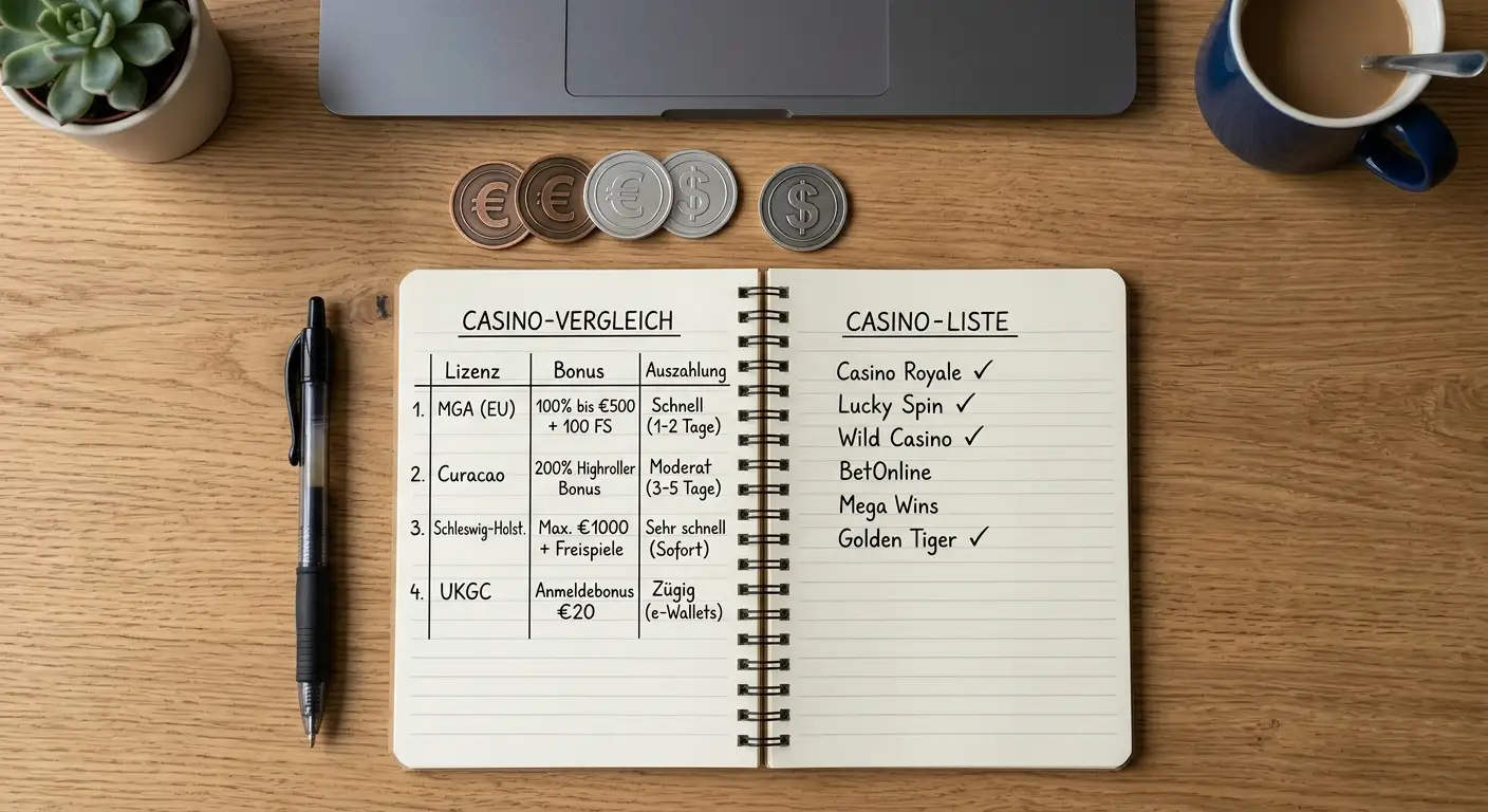 Top 10 Crypto-Casinos Tabelle – Ranking mit Bonus und Auszahlungszeiten