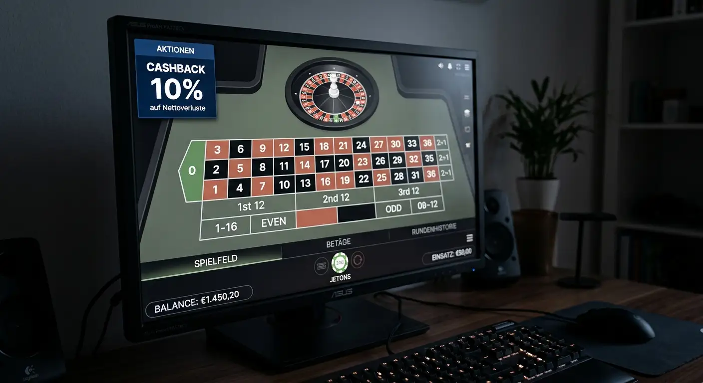 Live-Casino-Cashback im Test: Wazamba 25 Prozent