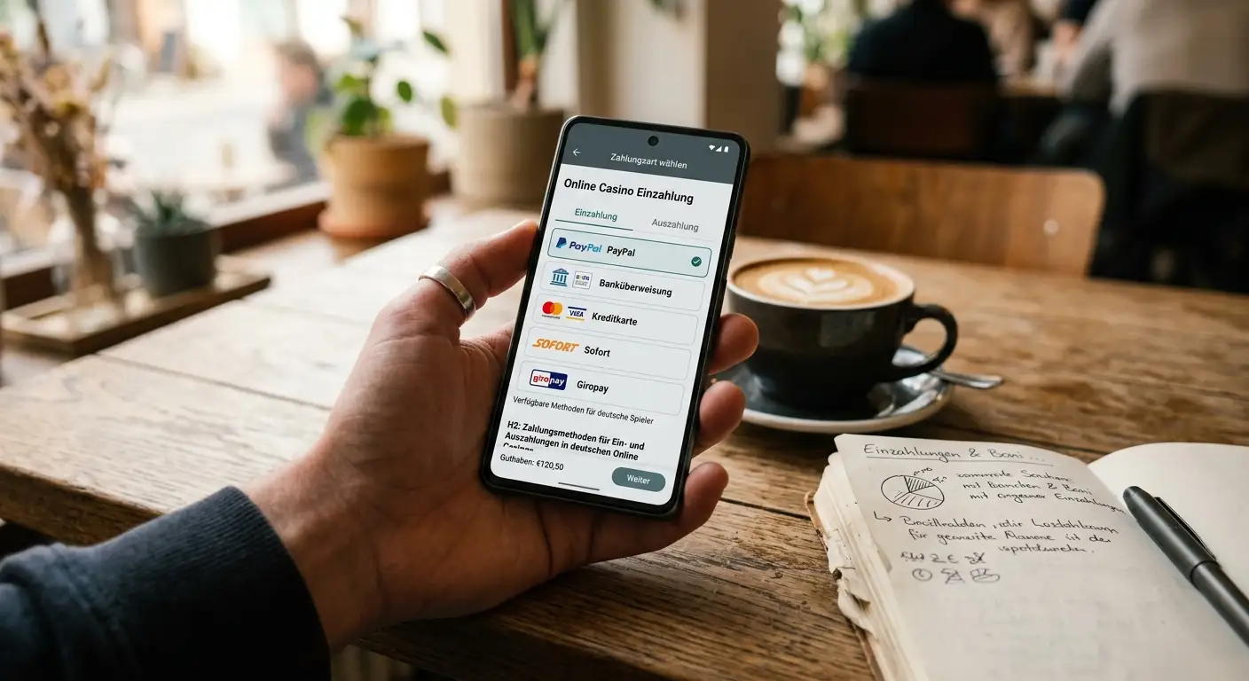 Mobile Zahlungsmethoden für Online-Casinos: PayPal, Paysafecard, Banküberweisung auf Smartphone