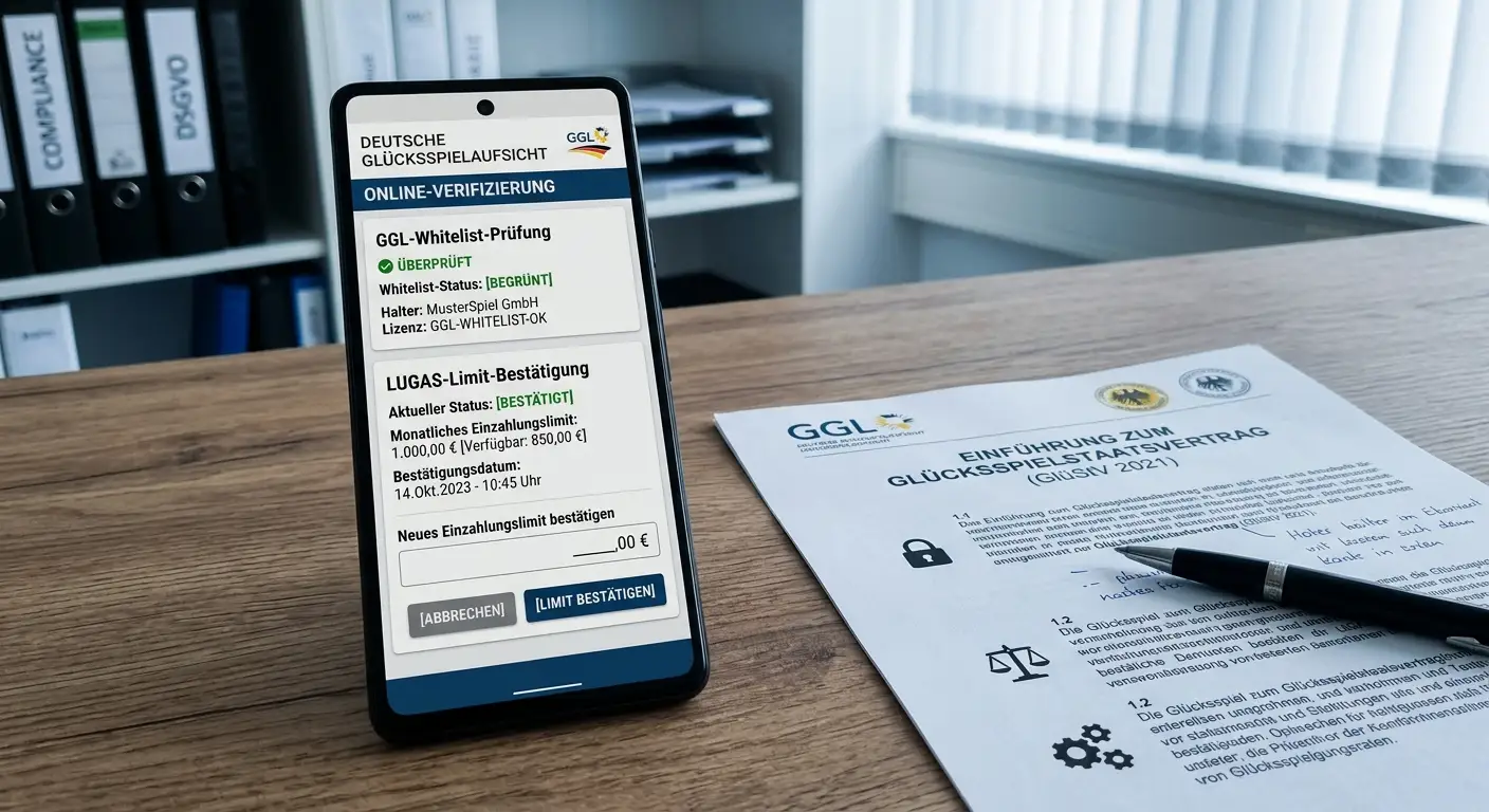 GGL Lizenz und LUGAS Einzahlungslimit erklärt