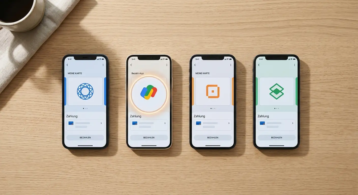 Vergleich Google Pay, PayPal, Kreditkarte und Apple Pay als Casino-Zahlungsmethoden