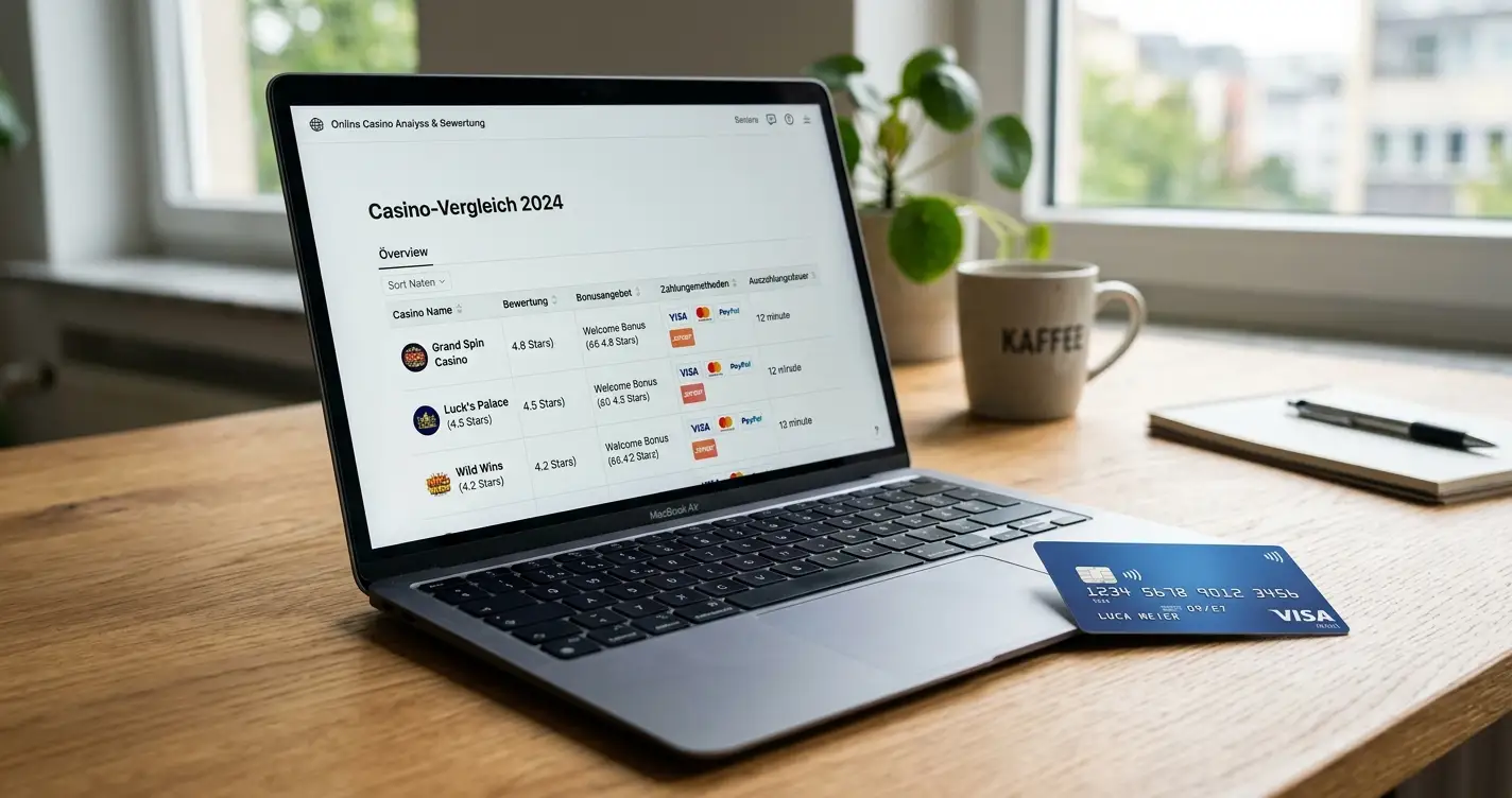 Beste Online Casinos mit Kreditkarte 2026: Top 10 im Test
