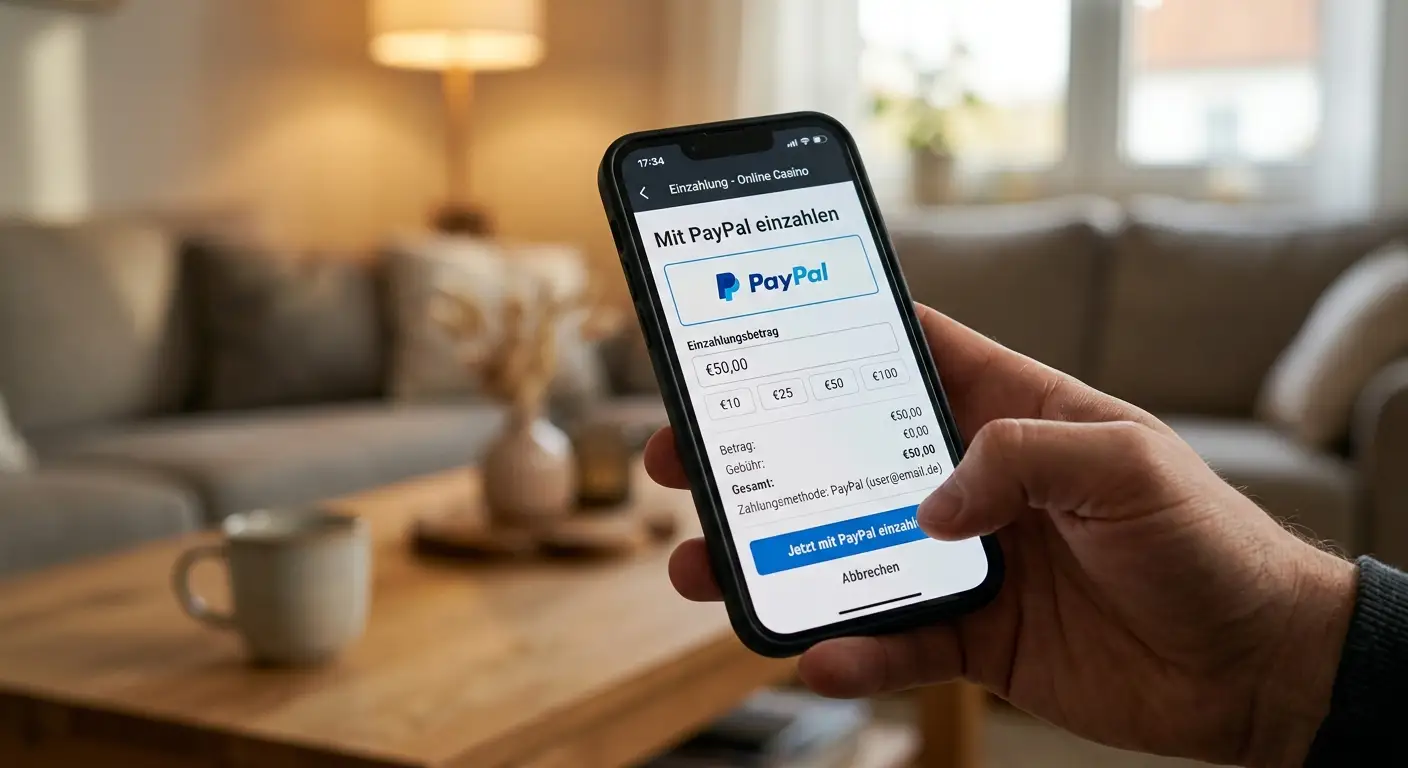 PayPal Einzahlung und Auszahlung im Online Casino Ablauf
