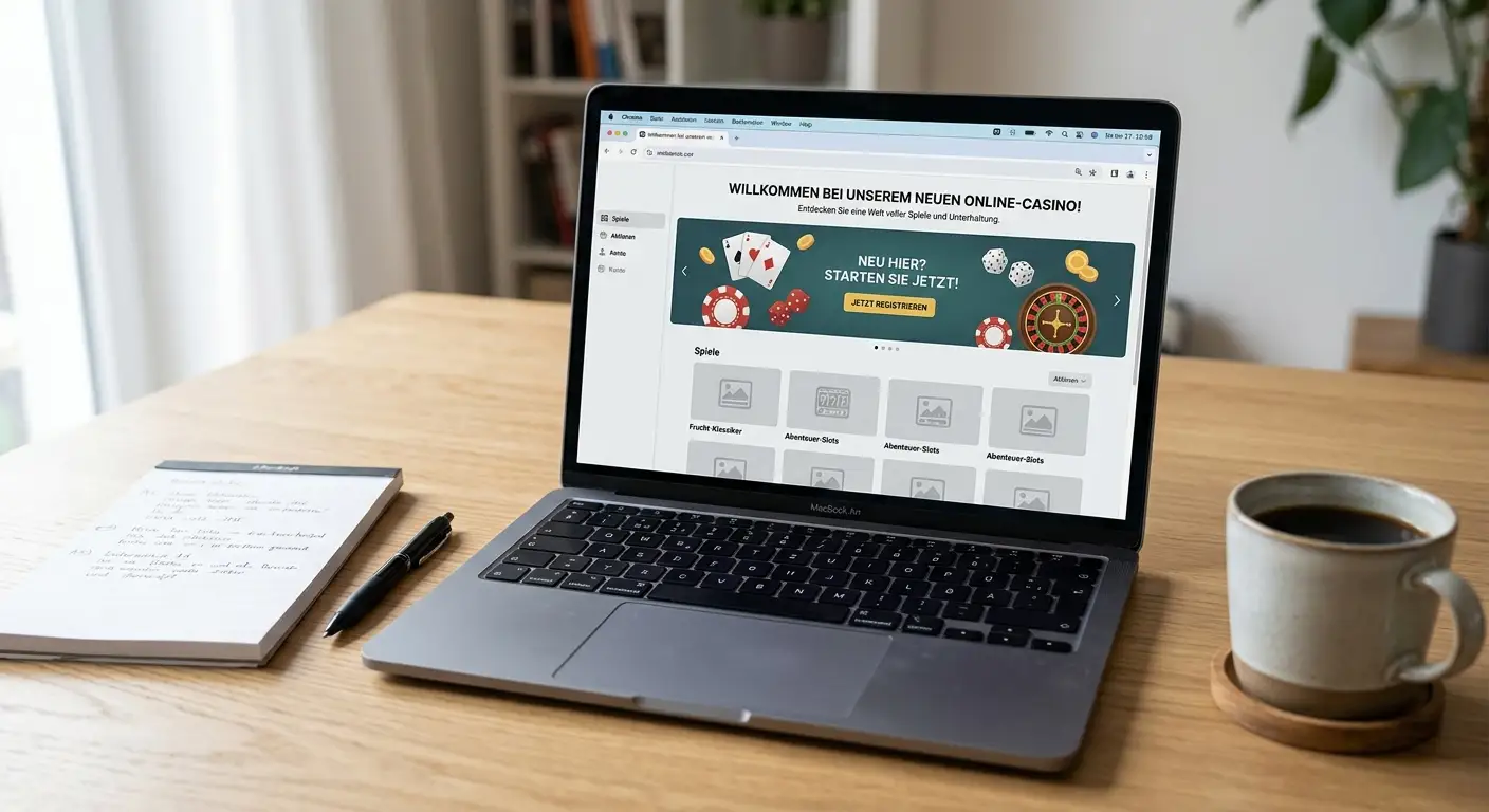 Neue Casino-Marke mit Skrill-Logo auf dem Startbildschirm