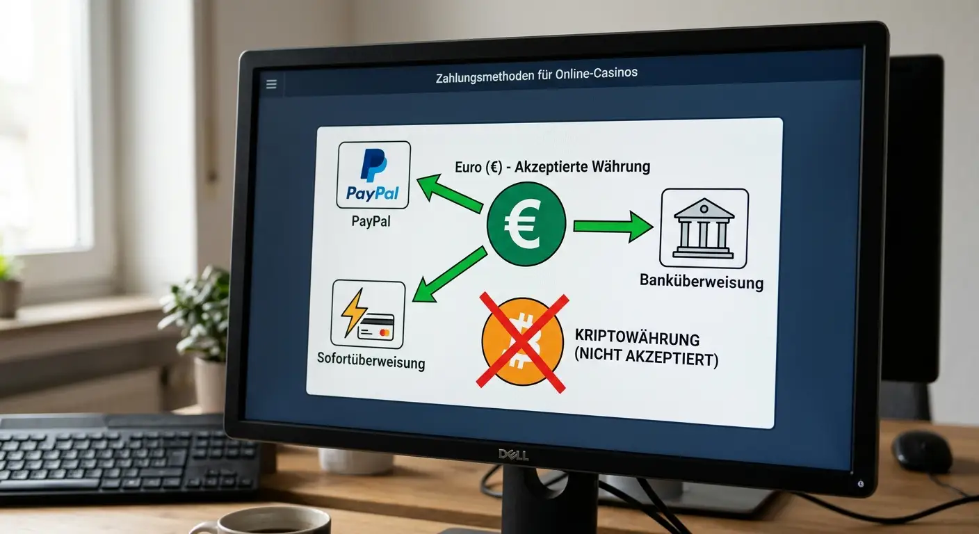 Zahlungsmethoden Online-Casino Deutschland – Krypto, PayPal, Bank