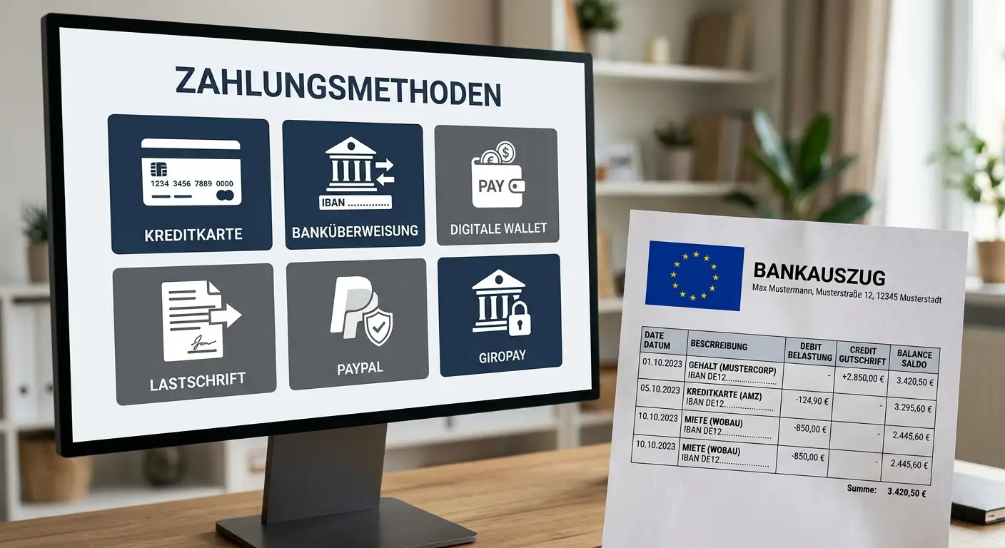 Zahlungsmethoden bei deutschen GGL-Casinos: PayPal, Visa, Klarna, Banküberweisung