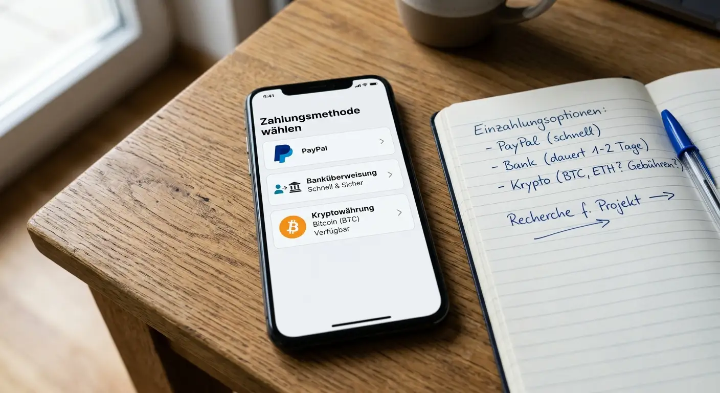 Zahlungsmethoden bei Online Spielautomaten Casinos – PayPal, Lastschrift, Krypto
