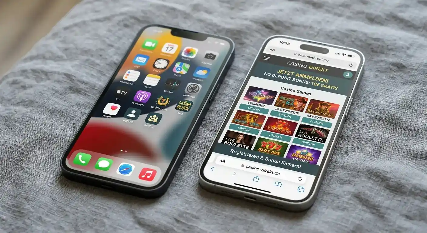 Mobile Casino-Bonus-Freischaltung am Smartphone