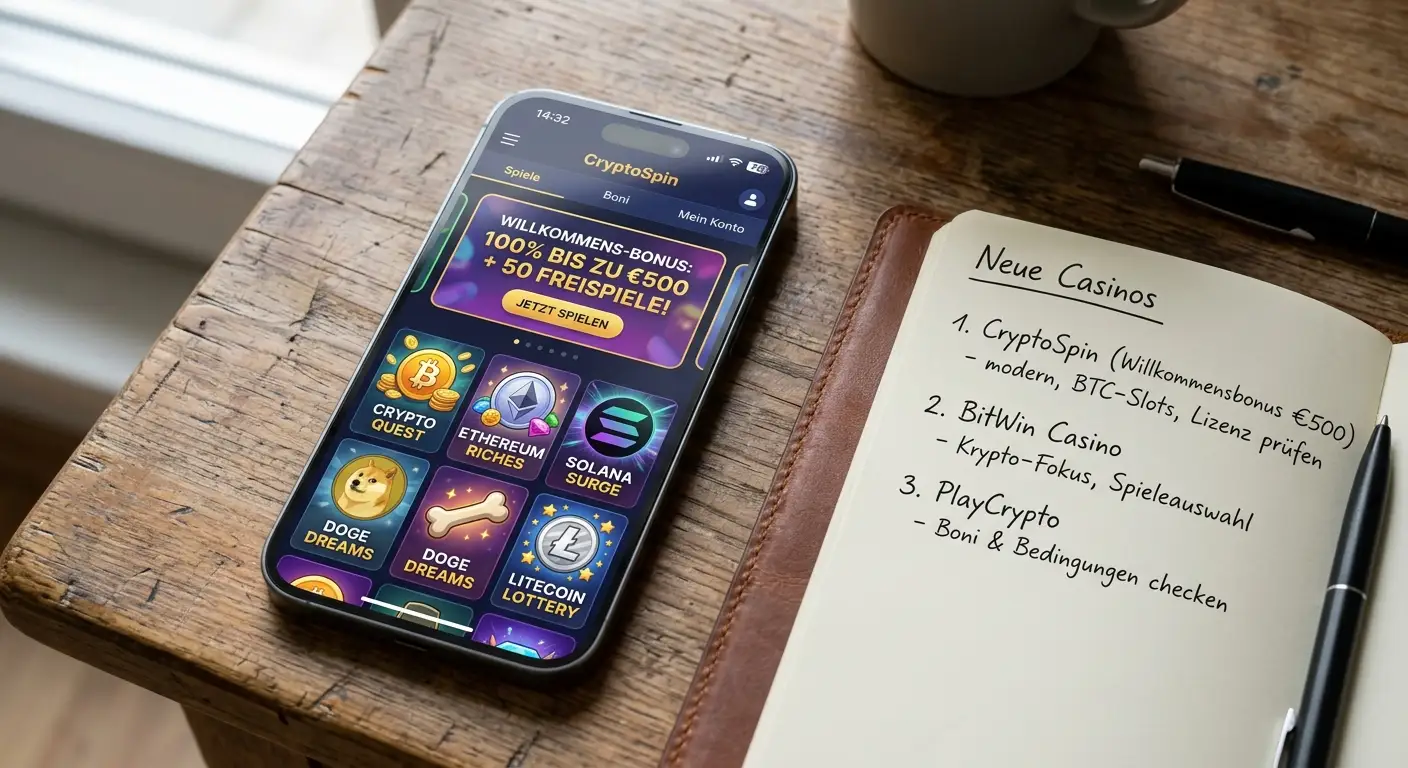 Neue Online-Casinos mit Curaçao-Lizenz: Krypto-Slots und moderne Benutzeroberfläche